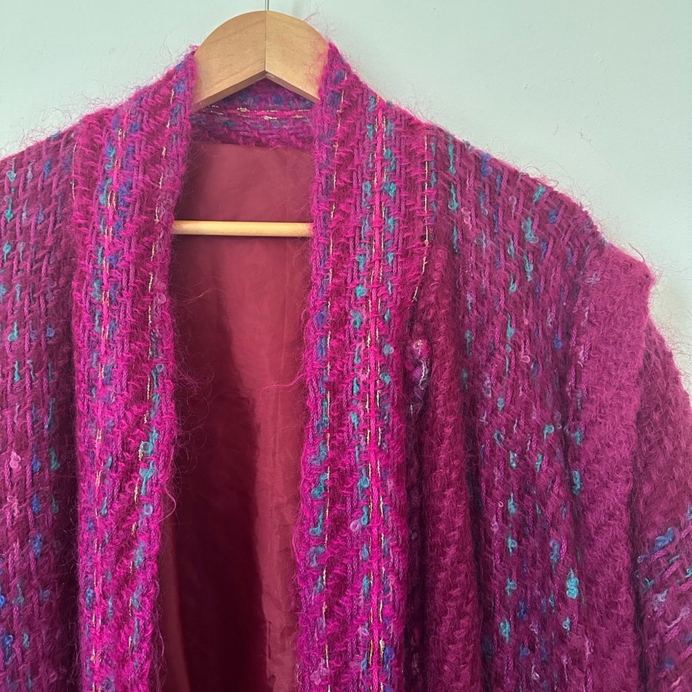Vintage Fucsia Sweater - Picture 3 of 6
